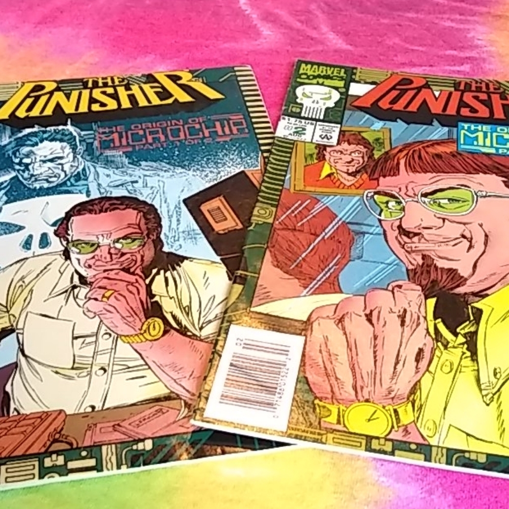 Punisher The Origin of Microchip Comic books